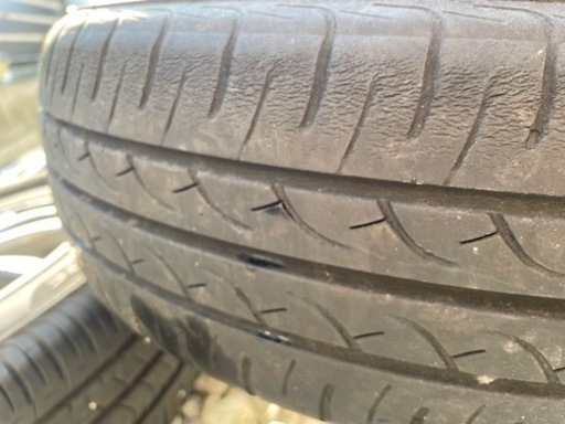 155/65R14 タイヤホイール ホンダ 純正アルミ ダンロップEC204 100-4H
