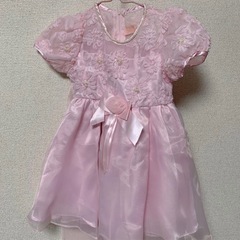 95cm♡ピンクのキッズドレス