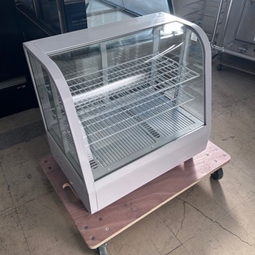 【美品訳あり】ノンフロン 対面冷蔵庫 卓上冷蔵ショーケース100L/ホワイト【HJR-UTK100WT】 城島