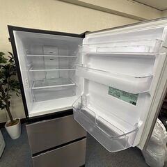 【中古】HITACHI 日立 R-27SV ノンフロン冷凍冷蔵庫 2022年製 シルバー 265L