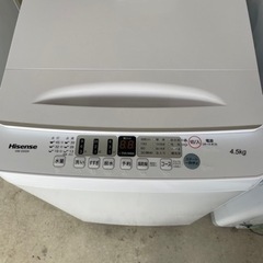 🌟2021年製🌟4.5kg洗濯機 ハイセンス