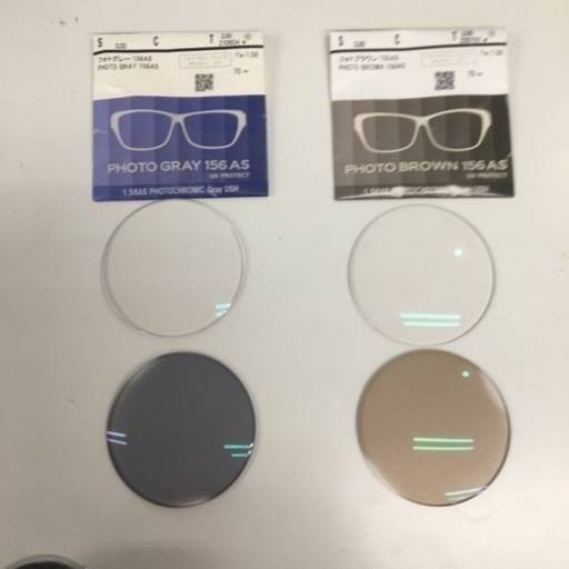 調光レンズ一組、交換致します。