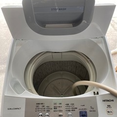 HITACHI 洗濯機5kg 3月末まで