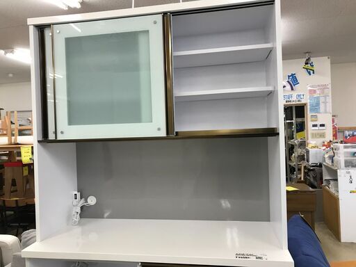価格見直しました！キッチンボード レンジボード MOISS スチームオーブンOK 食器棚 収納キッチン ス モイス加工 おしゃれ 幅117cm 新生活 引越し クリーニング済 堺市 石津【ジャングルジャングルサカイ石津店 価格見直しました！キッチンボード レンジボード MOISS スチーム
