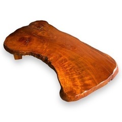 ヴィンテージ 一枚板 天然木 座卓 ローテーブル ①　　　