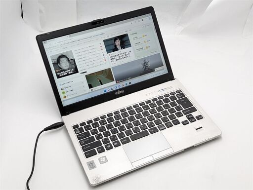 安さで勝負 ノートパソコン 13.3型 富士通 S935/K 中古 ノートPC 第5世代i5 6GB 無線WiFi Bluetooth webカメラ Windows11 Office 保証付き