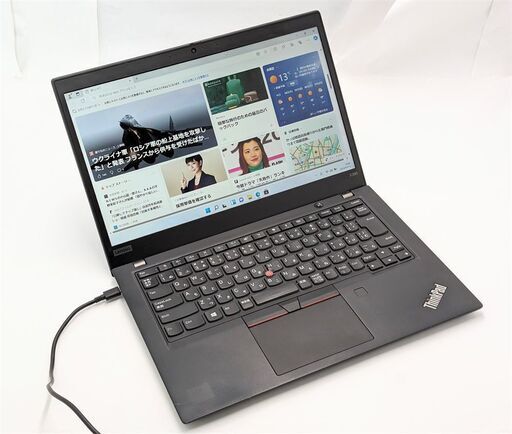 安さで勝負 高速SSD256 13.3型 中古ノートパソコン Lenovo ThinkPad X395 AMD Ryzen 8GB 無線 Bluetooth カメラ Windows11 Office 保証付き
