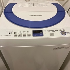 洗濯機　SHARP ES-T706