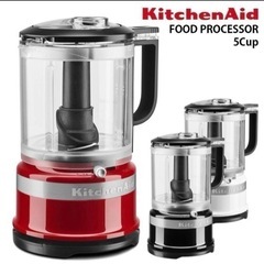 新品未使用　フードプロセッサー KitchenAid　5C　ブラ...