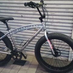 爆安【カスタマイズ BMX風 ファットバイク・前後ディスクブレーキ