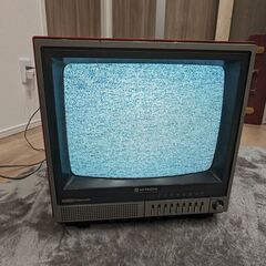 日立カラーテレビ 14型 昭和56年・西暦1981年製 レトロ ...
