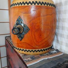 和太鼓 鳳凰印御太鼓 長胴太鼓 堀田新五郎 打楽器 打面33×33