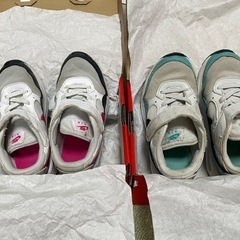 NIKE エアマックス AIR MAX 17cm ピンクとグリーン