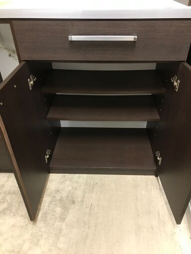 値下げしました！土井インテリア キッチンボード 幅105cm レンジボード