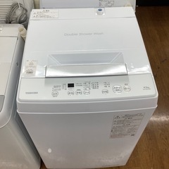 TOSHIBA 全自動洗濯機　AWー45GA 2  4.5kg 2023年製　クリーニング済　50Hz 洗濯槽偏り有り