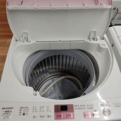 6ヶ月間動作保証付 全自動洗濯機 SHARP 6.0kg 