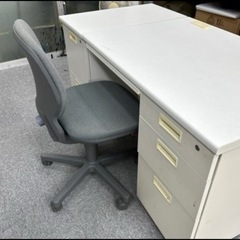 事務机　デスクワゴン　イス　3個セット家具 オフィス用家具 机