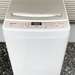 【受渡者決定】☆美品☆ ハイセンス 7.5kg 全自動洗濯機 2...