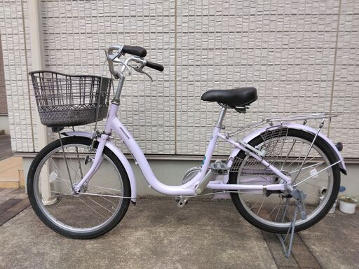 美品、26インチ自転車 あさひ シュライン クロスバイク ミントグリーン