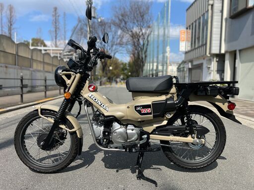 【大阪市】距離浅3610km 装備充実 人気の黒マフラー JA55 CT125 ハンターカブ■買取・下取り可能■検 JA65 C125 ダックス125 クロスカブ110 大阪市】距離浅3610km 装備充実 人気の黒マフラー JA55 CT125 ハンター