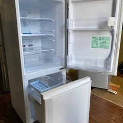 福岡市内配送無料　2020年式　MITSUBISHI/三菱 2ドア冷蔵庫 MR-P15EE-KW1