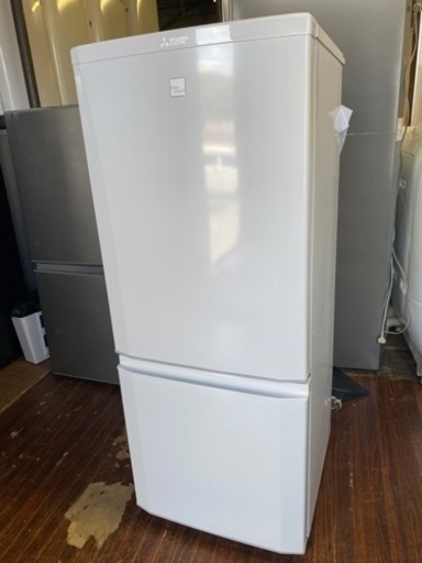 福岡市内配送無料　2020年式　MITSUBISHI/三菱 2ドア冷蔵庫 MR-P15EE-KW1