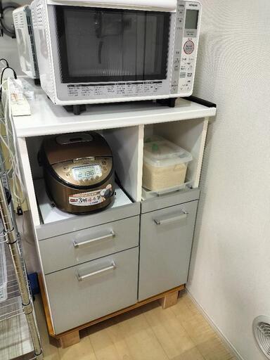 炊飯器 棚  レンジ棚  食器棚  収納   家電 キッチン