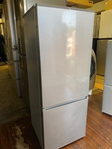 福岡市内配送無料　2020年　201L AQR-20J-S 冷蔵庫 ブラッシュシルバ [2ドア /右開きタイプ /201L]