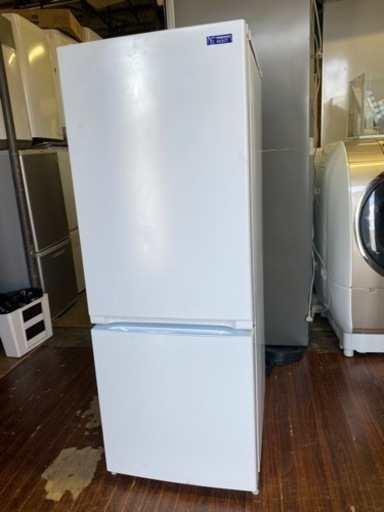 福岡市内配送無料　2021年　YAMADASELECT(ヤマダセレクト） YRZF15G1 2ドア冷蔵庫 (156L・右開き) ホワイト！