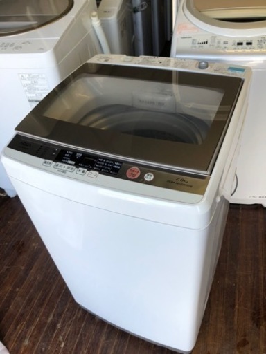 市内配送設置無料 AQUA アクア AQW-GV700E(W) [全自動洗濯機