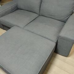 【ネット決済】譲り先確定　IKEA　シーヴィク　２人掛けソファ　...