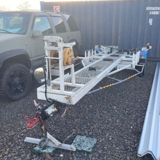 ボートトレーラ エスコ 訳アリ　積載量500kg 長さ560cm ボート ジェットスキー 船 トレーラー マリンスポーツ 釣り 中古 宮城