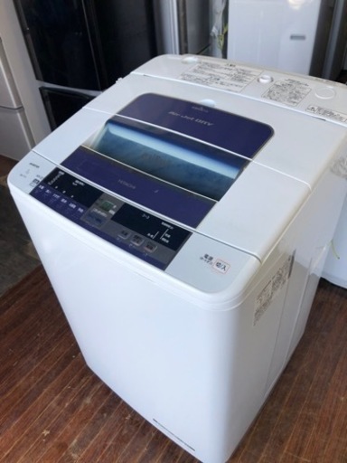 福岡市内配送設置無料　日立 HITACHI BW-7TV A [全自動洗濯機 ビートウォッシュ （7kg） ブルー]