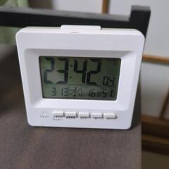 電波時計 温度 湿度家具 置時計 卓上