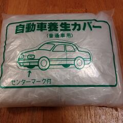 自動車養生カバー（普通車用）黄砂や花粉の汚れ防止にも。再使用可能。