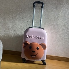 かわいいスーツケース　ピンク