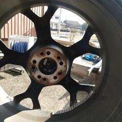 アルミホイル付きタイヤ