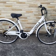 中古自転車 6段変速 折り畳み 26インチ ブロックダイナモ 軽...