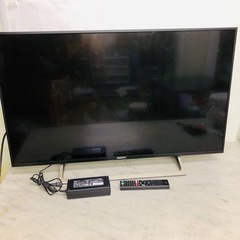 SONY  液晶テレビ KJ-43X8000E 2018年製 カード リモコン付