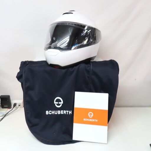 【1度のみ使用】【新品同様】【美品】SCHUBERTH シューベルト C4 BASIC システムヘルメット 57cm