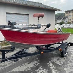 12ft アルミボート 付属品多数 エンジンエレキset