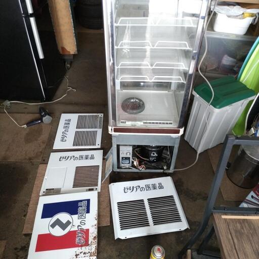 冷蔵ショーケース 4面ガラス 中古
