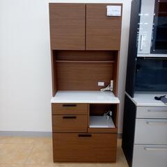 ☆ジモティ割あり☆ レンジボード ブラウン、ホワイト H190.5×D42.5