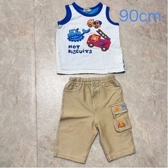 ミキハウス　ホットビスケット　セットアップ　子供服