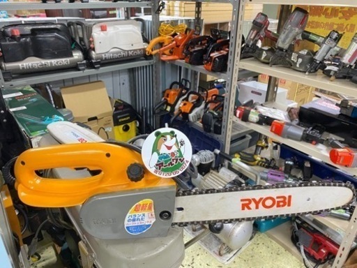 【チェーンソー】リョービ電動 目立て済【地域最大電動工具・エンジン工具 高価買取アールワン田川】