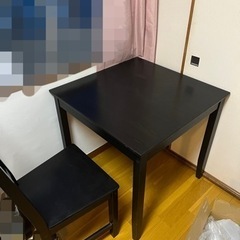 ニトリ　テーブル　椅子セット