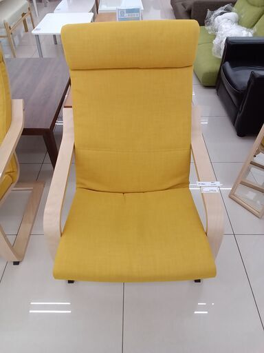 ★ジモティ割あり★ IKEA 椅子 イエロー H97×D85×W68 クリーニング済み HJ2487