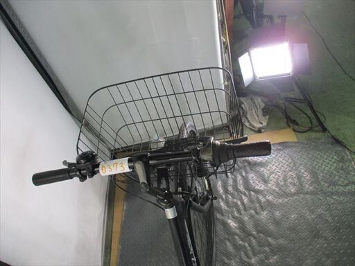 D373 ☆限定特価☆ 中古自転車 【 27インチ 軽快車 黒 6段 LEDオート