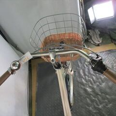 D376　★限定特価★ 中古自転車★美品 アサヒ【　26インチ　アイボリー6段　LEDオートライト 】