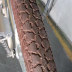 D376　★限定特価★ 中古自転車★美品 アサヒ【　26インチ　アイボリー6段　LEDオートライト 】